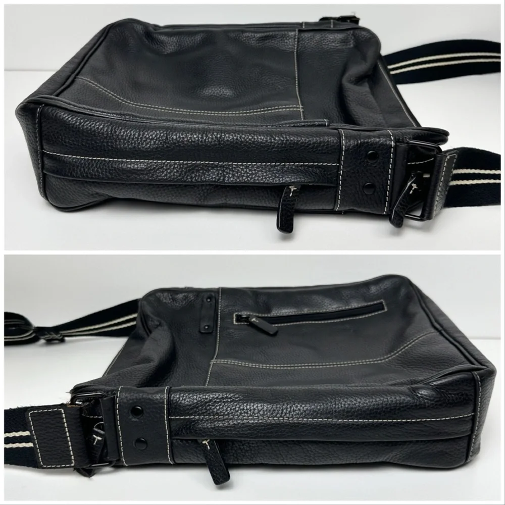 StorkSak London Leather Diaper Bag Unisex